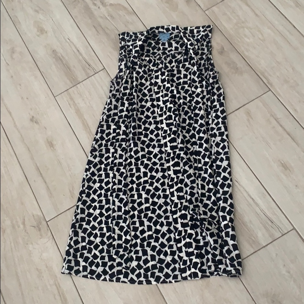 CeCe black/white sleeveless dress, size 6